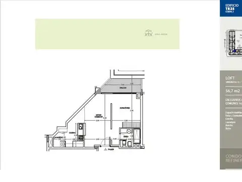 Departamento en Venta de Monoambiente