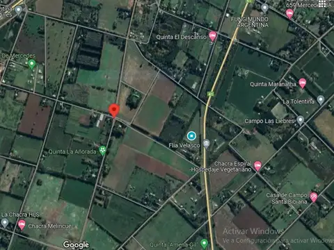 Venta porción de campo en Mercedes 