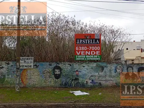 2 LOTES 10x36,50 (730m²) Juntos o Separados - APTO DESARROLLO INMOBILIARIO - Lomas Del Mirador