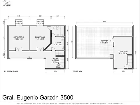Depto Tipo Casa en Venta de 2 dormitorios