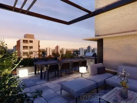 Departamento 2 ambientes con 2 baños