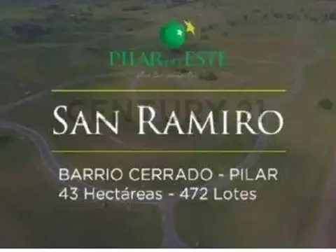 VENTA LOTE SAN RAMIRO PILAR DEL ESTE