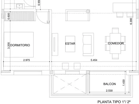 Departamento en Venta de 2 dormitorios