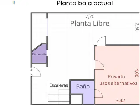 Departamento en Venta en Centro, USD 110.000