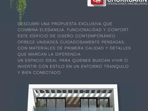 Departamento en Venta de 2 ambientes