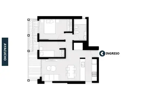 Departamento en Venta al Oeste