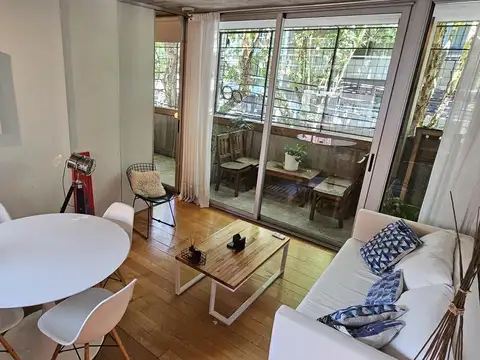 Departamento temporario 2 ambientes en Palermo Hollywood al frente
