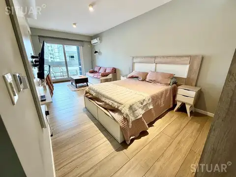 Venta de monoambiente amoblado en Caballito
