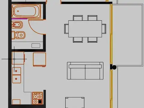 Departamento en Alquiler al Sur