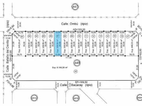 Terreno en Venta de 350,0 m2