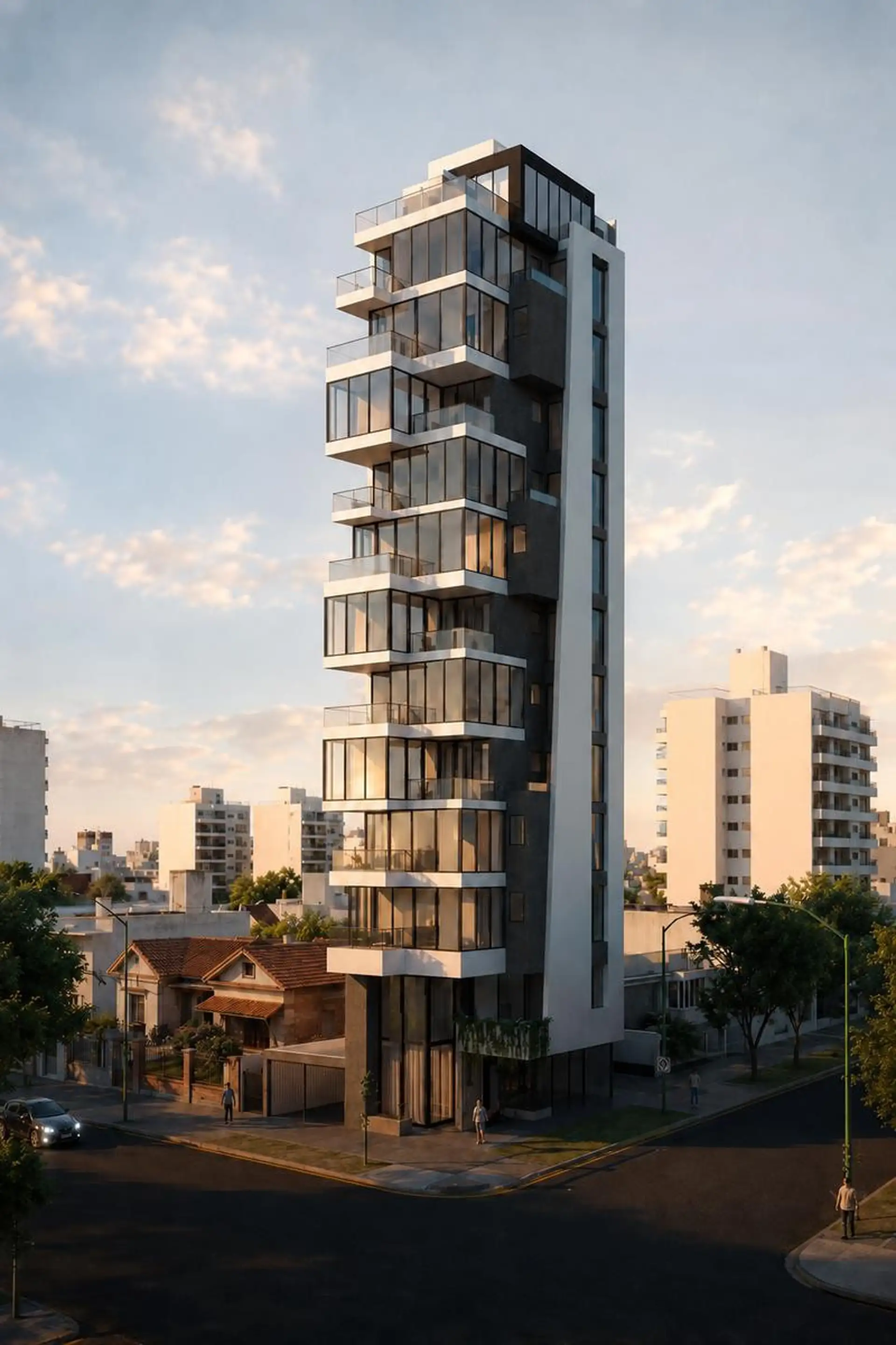 Depto 1 amb, 35m² con balcón terraza — La Perla