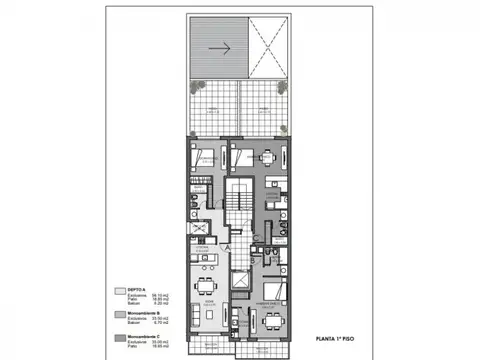Departamento en Venta en Echesortu, USD 82.000