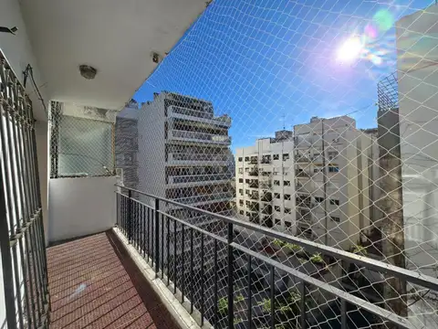 Departamento en alquiler temporario 3 ambientes, amoblado, balcón, super luminoso, sol, cocina