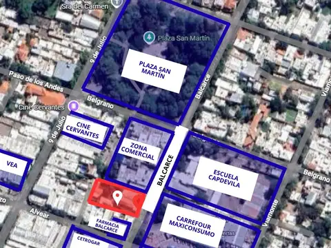 Venta de terreno céntrico en San Martín, Mendoza