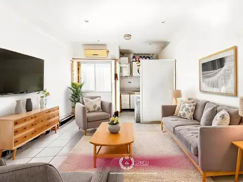 Venta departamento 1 ambiente 21M² en Boedo al contrafrente muy luminoso sobre avenida