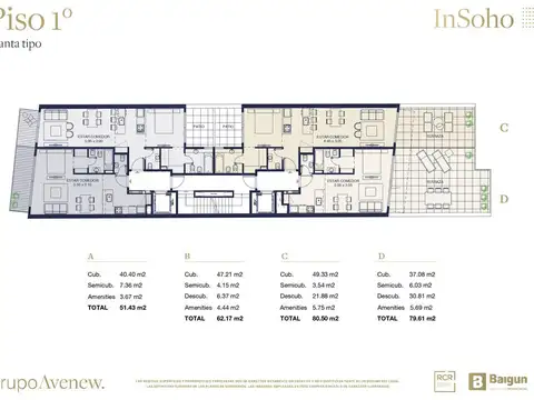 Departamento Monoambiente con 1 baño