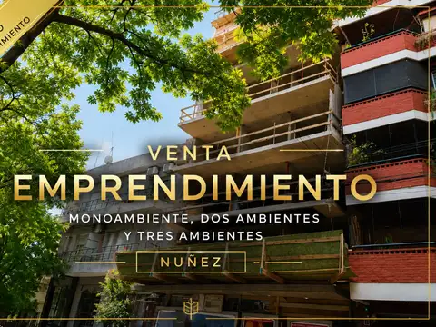VENTA DEPARTAMENTO 2 AMBIENTES NUÑEZ BALCON POZO