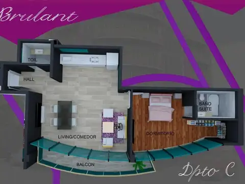 DEPARTAMENTO 2 AMBIENTES A ESTRENAR