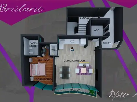 Departamento en Venta de 2 ambientes