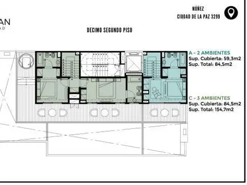 Departamento en Venta de 1 dormitorio