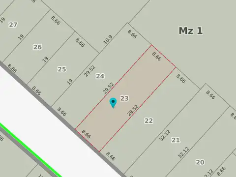 Terreno en Venta en Centro, USD 190.000