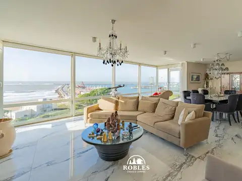 Exclusivo piso con vista al mar y a Playa Grande