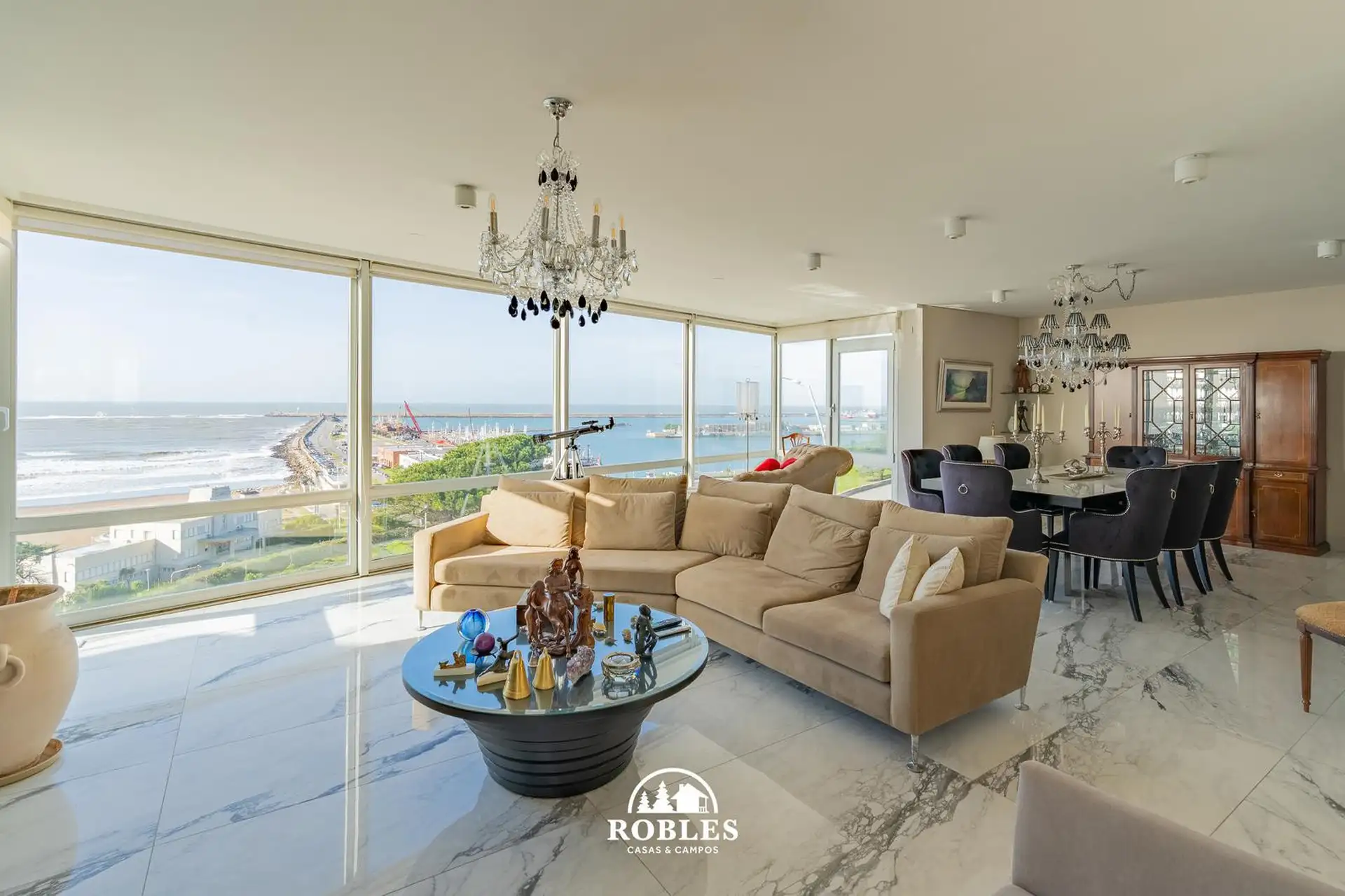 Exclusivo piso con vista al mar y a Playa Grande