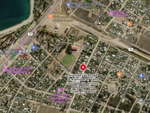 Av Las Rosas 409 esquina Av. del Vado Dina Huapi