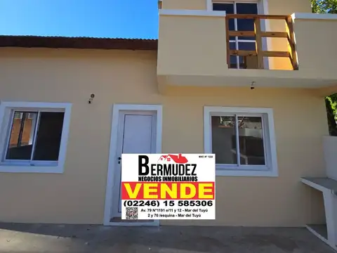 VENTA CHALET 3 AMBIENTES CALLE 65 ENTRE 7 Y 8 MAR DEL TUYU