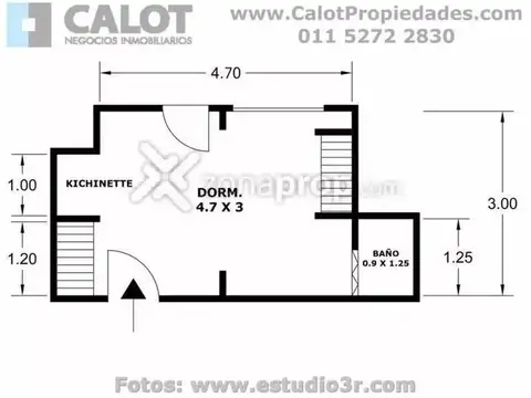 Departamento en Alquiler Temporal de Monoambiente