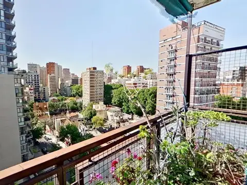 Venta semipiso 4 ambientes con dependencia balcon aterrazado cochera y baulera belgrano