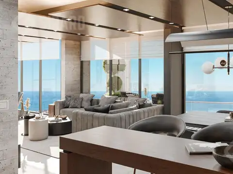 Piso en venta 3 ambientes con vista al mar , Linehouse Alem Seaview. Zona Playa Grande de 155 mts
