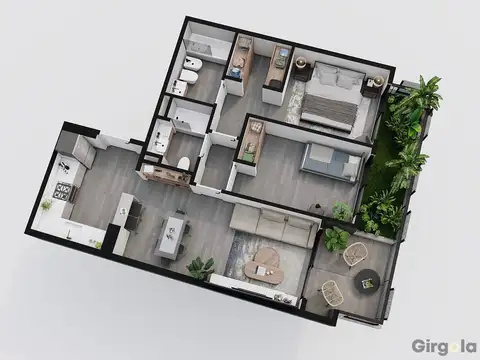 Departamento en Venta de 2 dormitorios