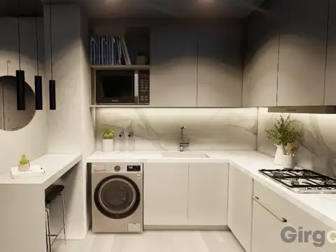 Departamento 3 ambientes con 2 baños