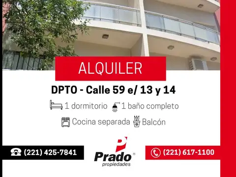DEPTO DE CATEGORIA DE UN DORM CON BALCÓN