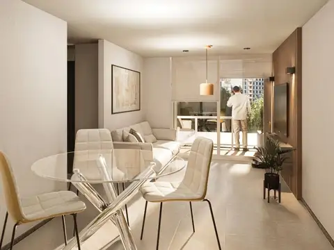 Departamento 2 ambientes con 1 baño