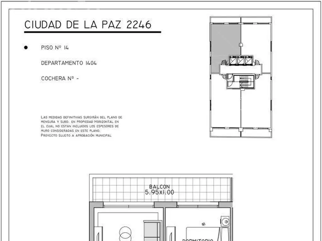 Ciudad de la Paz y Olazábal - Unidad 1404