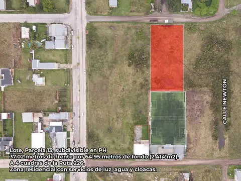 VENTA LOTE ZONA HIPICO SUBDIVISIBLE PH TANDIL