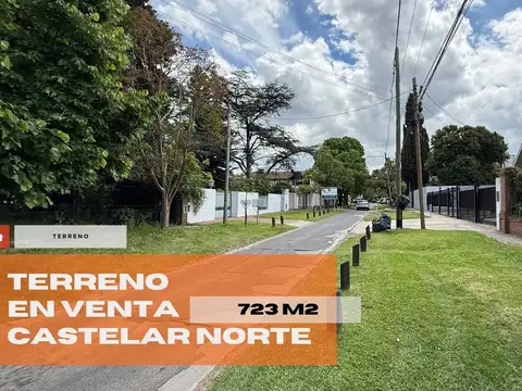 Terreno de 734m2 en CASTELAR NORTE (sobre Larralde en su parte angosta)