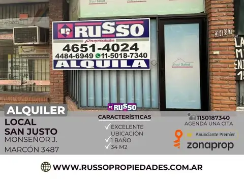Alquiler Local San Justo Centro