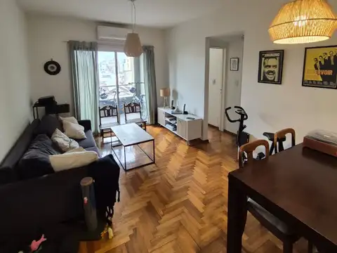 Departamento 2 ambientes con 1 baño