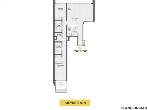 Venta departamento 2 dormitorios Lourdes Rosario