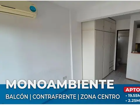 Monoambiente en venta zona centro con balcón