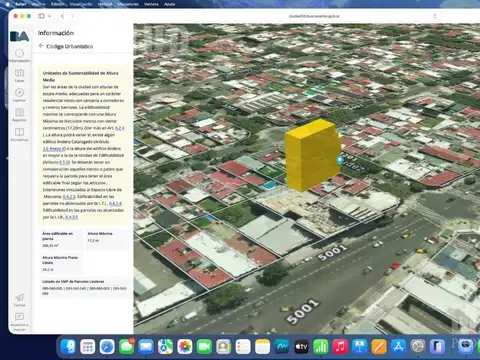 Terreno en Venta 8  mts Frente