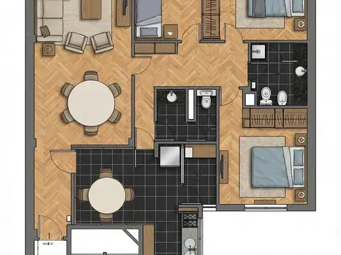 Departamento en venta en Belgrano R