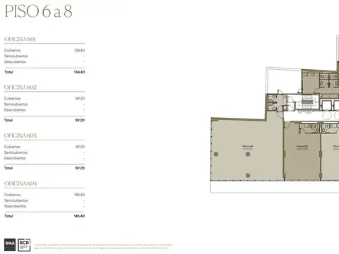 PISO 8 - UNIDAD 01 - TRIBUNALES OFFICE
