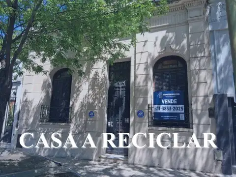 CASA A RECICLAR | LOTE PROPIO | APTO DESARROLLO INMOBILIARIO | PARQUE AVELLANEDA