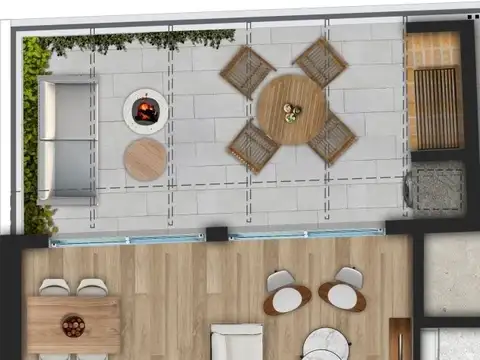 Departamento en Venta de 1 dormitorio