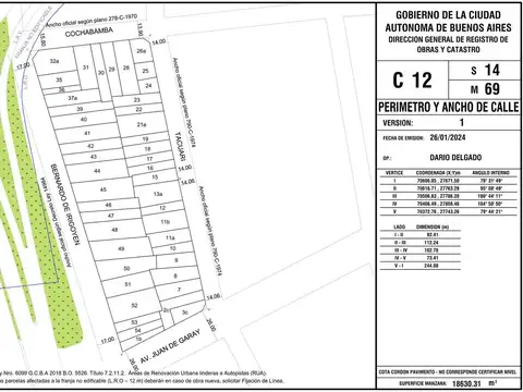 Terreno en Venta en Constitucion, USD 2.400.000