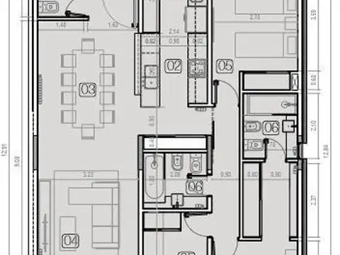 Departamento en Venta de 4 ambientes